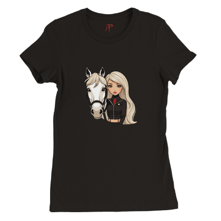 tee-shirt cheval femme