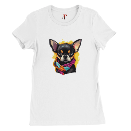 t-shirt chien femme