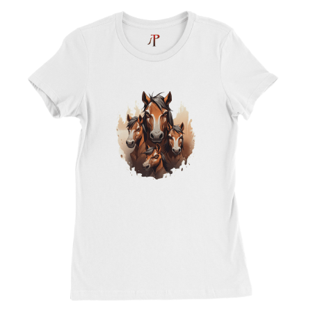tee-shirt cheval femme